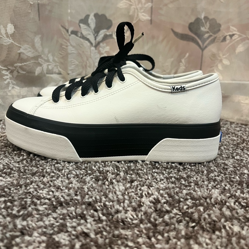 Brand: Keds | Black & White Triple Up Shoes - Picture 3 of 10